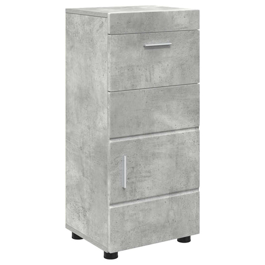 vidaXL Bathroom Cabinet Set TULUM Concrete Grey 37 x 31.5 x 82 cm