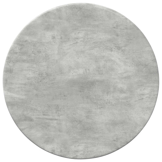 vidaXL Table Top Ø 30 x 1.5 cm Round Engineered Wood Concrete Grey