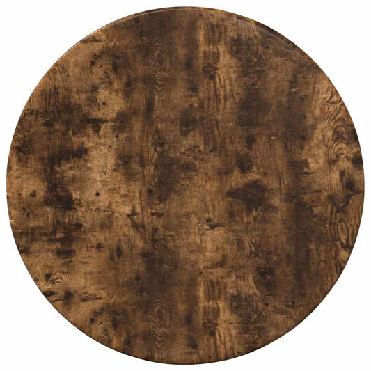 vidaXL Table Top Ø 30 x 1.5 cm Round Engineered Wood Smoked Oak