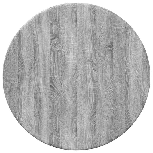 vidaXL Table Top Ø 30 x 1.5 cm Round Engineered Wood Grey Sonoma
