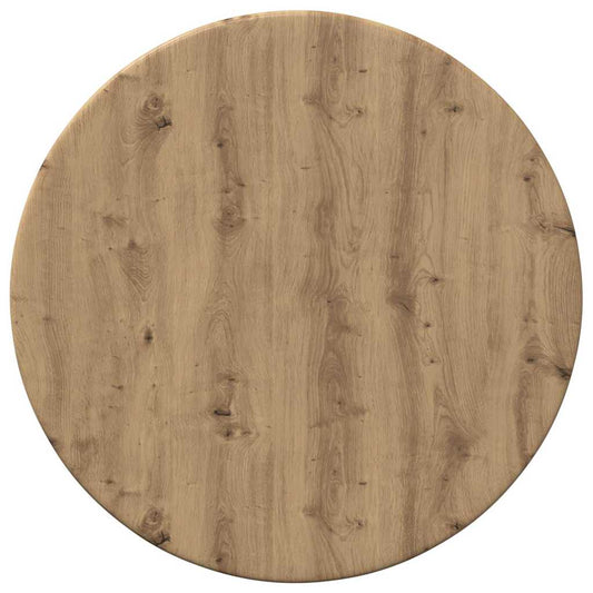 vidaXL Table Top Ø 30 x 1.5 cm Round Engineered Wood Artisan Oak