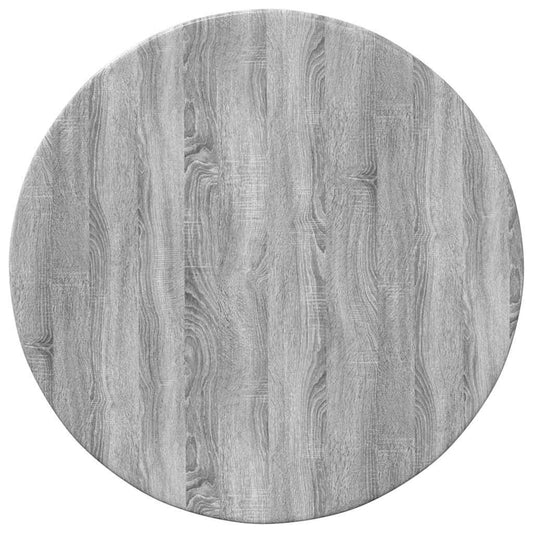 vidaXL Table Top Ø 40 x 1.5 cm Round Engineered Wood Grey Sonoma