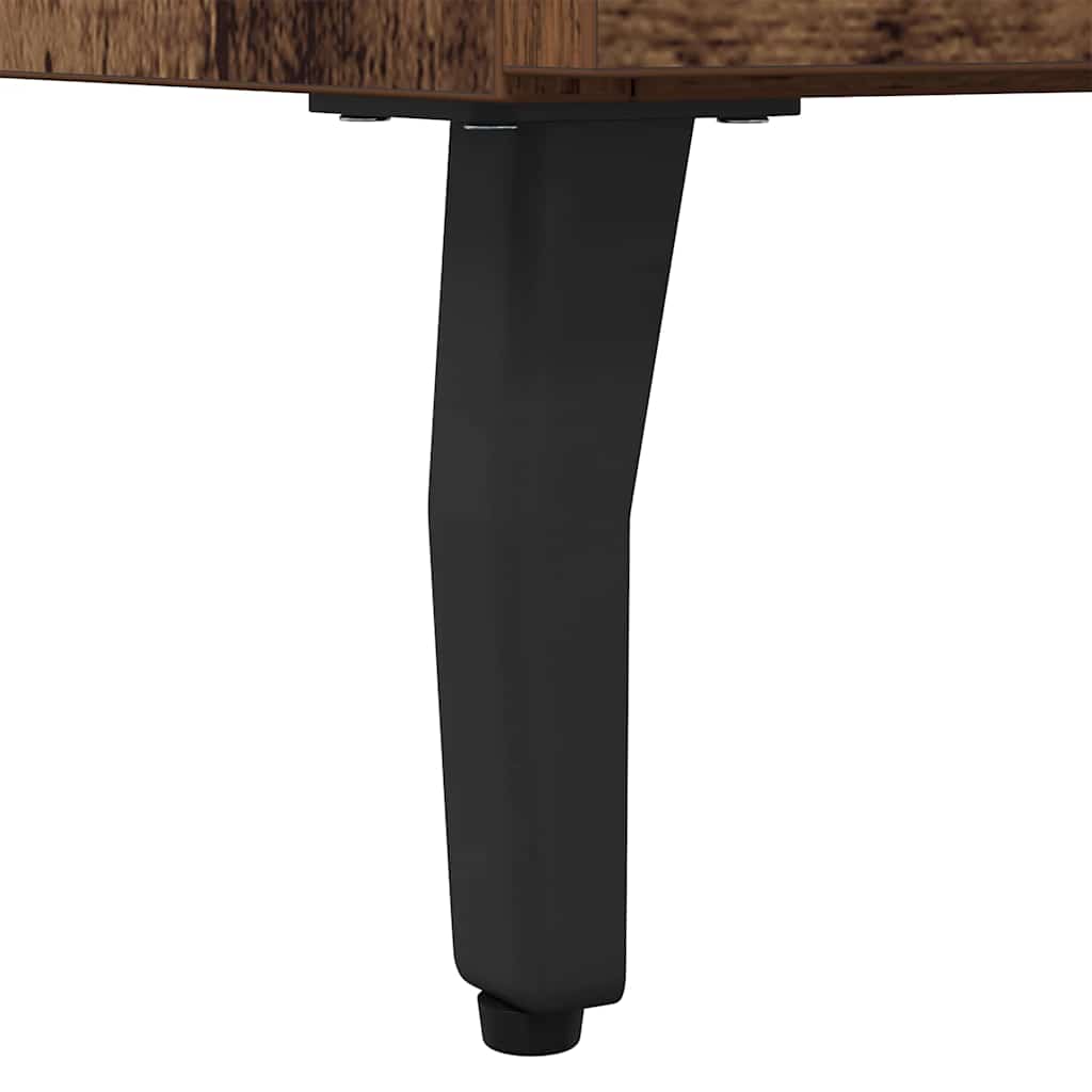 vidaXL Bedside Cabinet 2 pcs Old Wood 40 x 35 x 47.5 cm