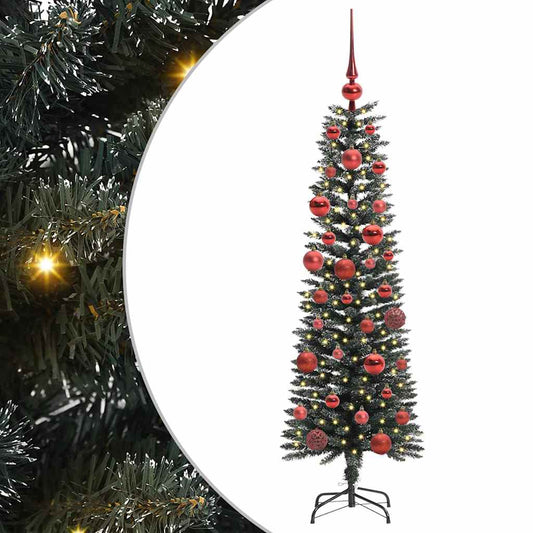 vidaXL Artificial Christmas Tree with 150 LEDs with Stand Green 150 cm