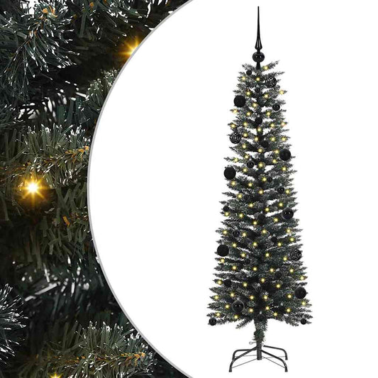 vidaXL Artificial Christmas Tree with 150 LEDs with Stand Green 150 cm