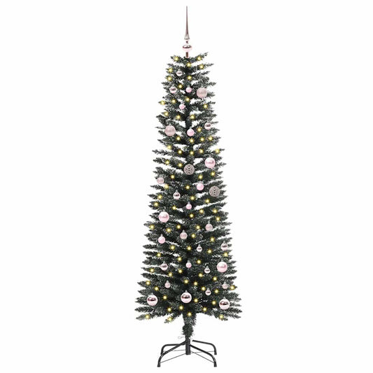 vidaXL Artificial Christmas Tree with 150 LEDs with Stand Green 150 cm