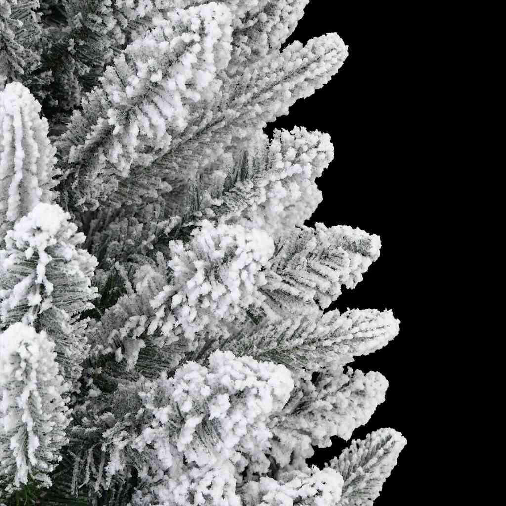 vidaXL Artificial Christmas Tree with 300 LEDs with Stand White 180 cm