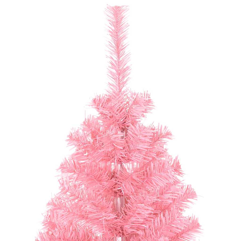 vidaXL Christmas Tree Pink 120 cm PVC