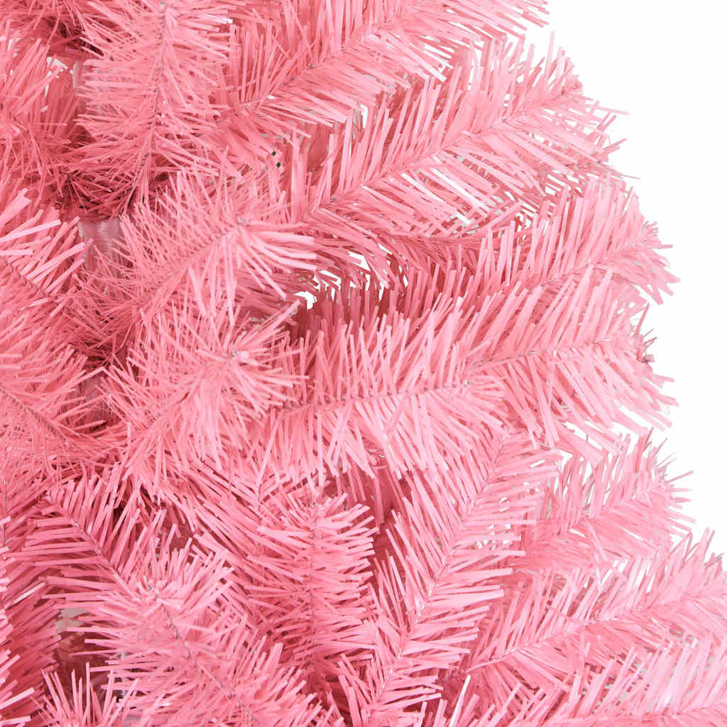 vidaXL Christmas Tree Pink 120 cm PVC