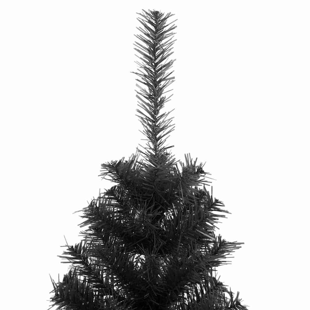 vidaXL Christmas Tree Black 120 cm PVC
