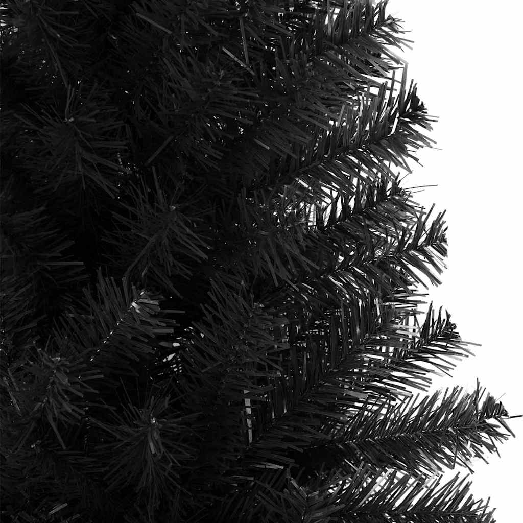 vidaXL Christmas Tree Black 240 cm PVC