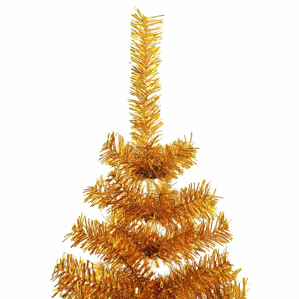 vidaXL Christmas Tree Gold 180 cm PET