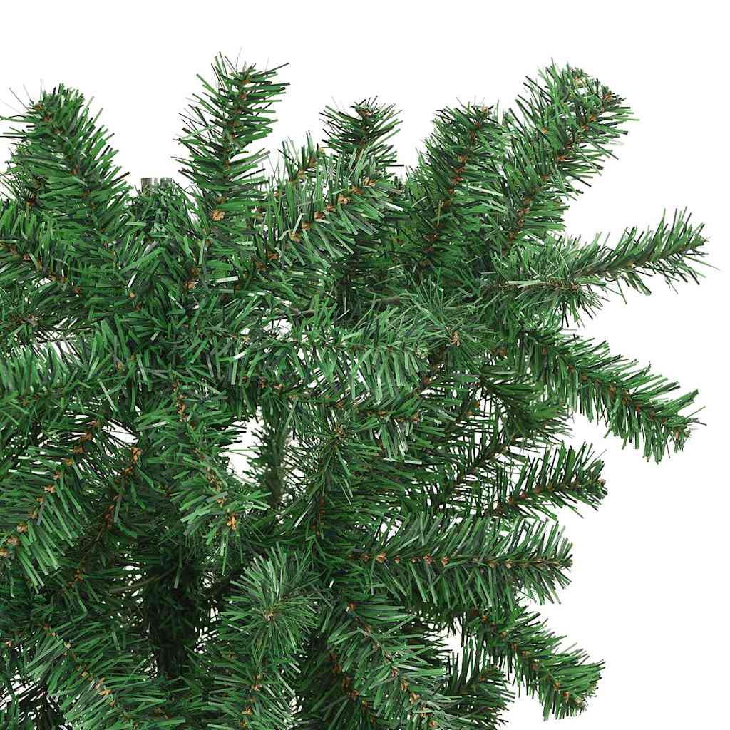 vidaXL Upside-down Artificial Pre-lit Christmas Tree with Ball Set PVC