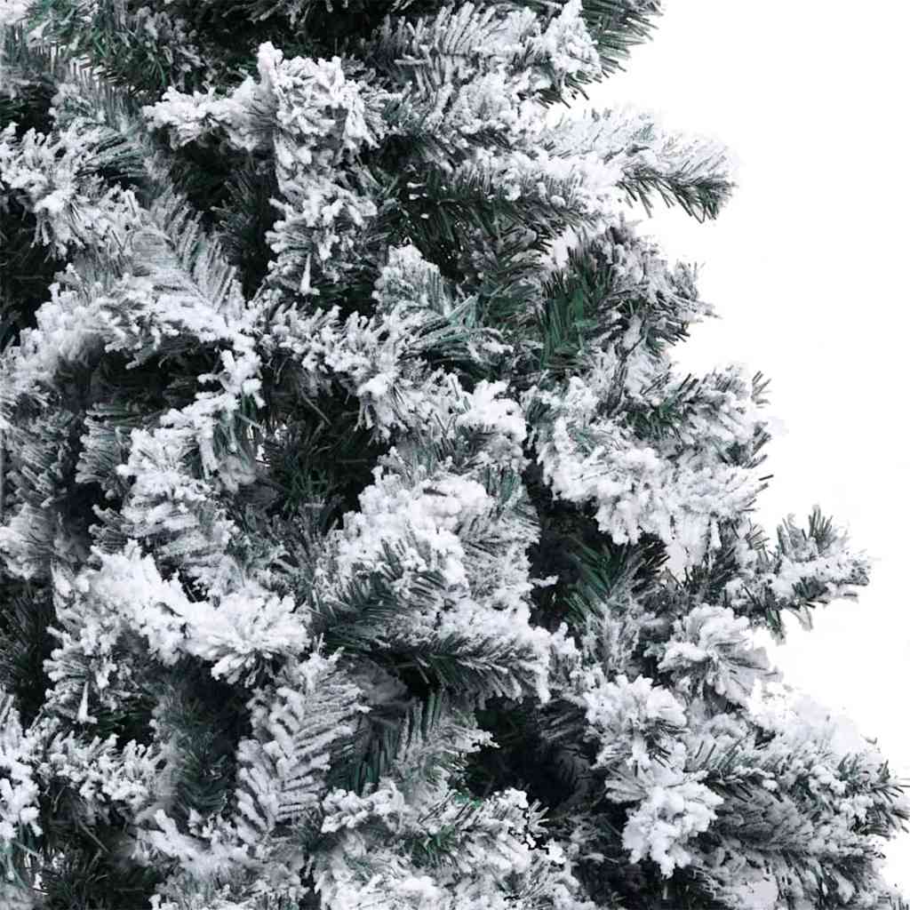 vidaXL Artificial Christmas Tree with 300 LEDs with Stand White 180 cm