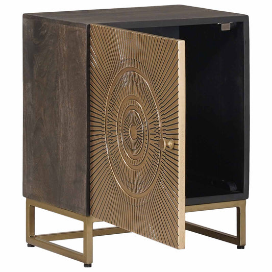 vidaXL Handmade Bedside Cabinet Coffee Brown 40 x 30 x 50 cm