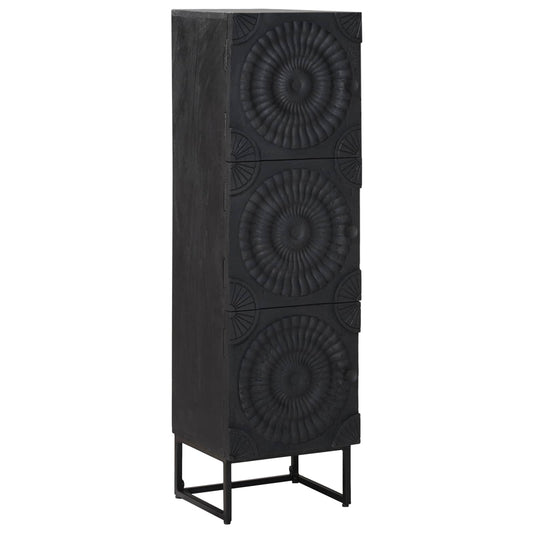vidaXL Highboard Black 35 x 30 x 120 cm