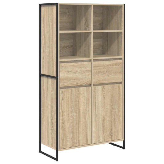 vidaXL Sideboard Sonoma 81 x 36 x 150.5 cm Engineered Wood
