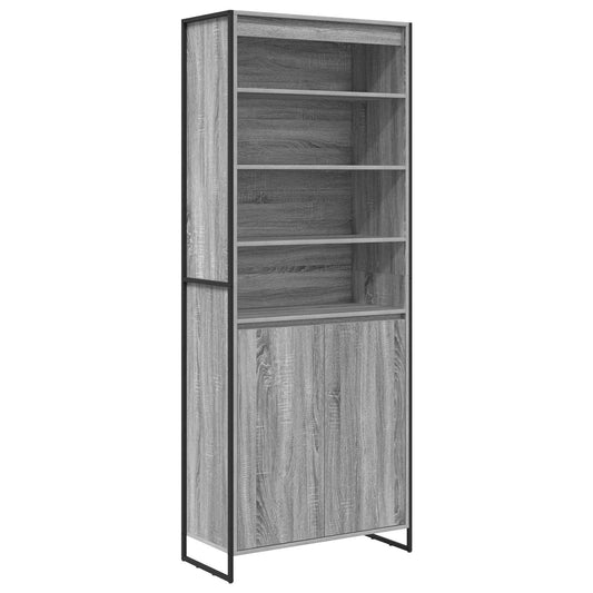 vidaXL Tall Cabinets Grey Sonoma 79 x 36 x 200 cm Engineered Wood