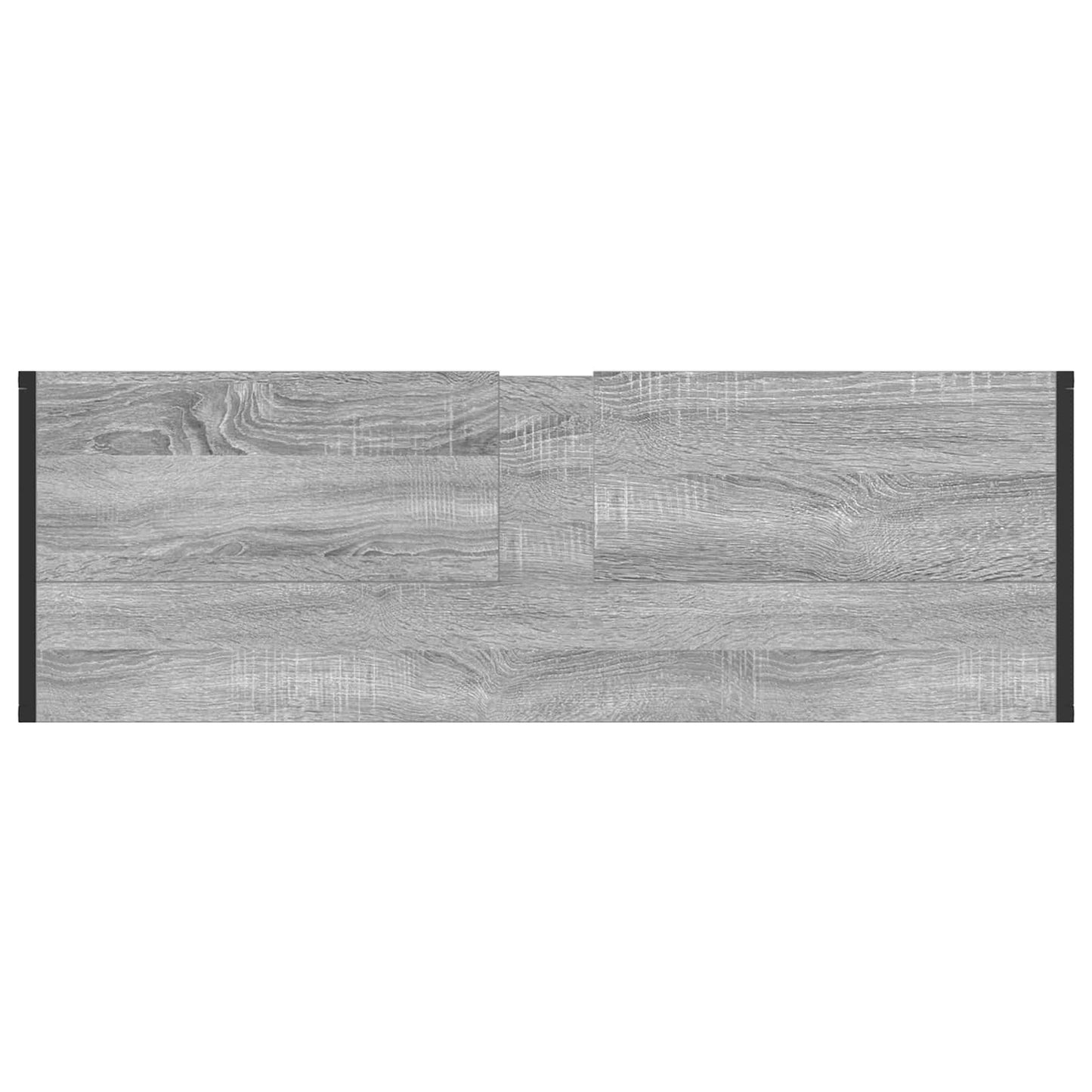 vidaXL Bathroom Furniture Set with Drawer Grey Sonoma Engineered Wood