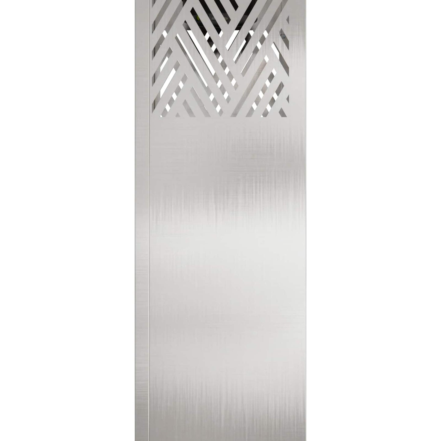 vidaXL Solar LED Pathway Light 2 pcs Silver Stainless Steel