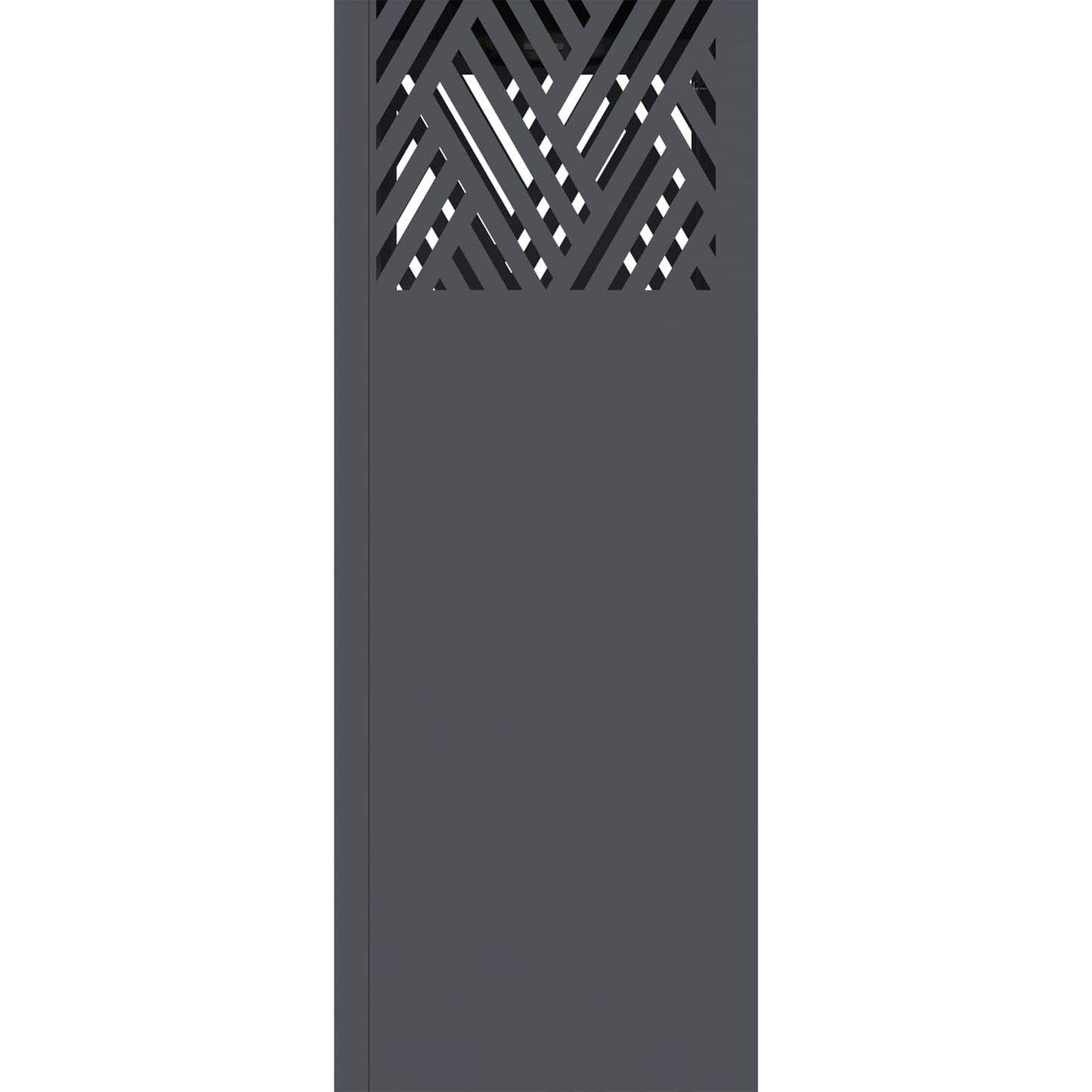 vidaXL Solar LED Pathway Light 2 pcs Anthracite Cold Rolled Steel