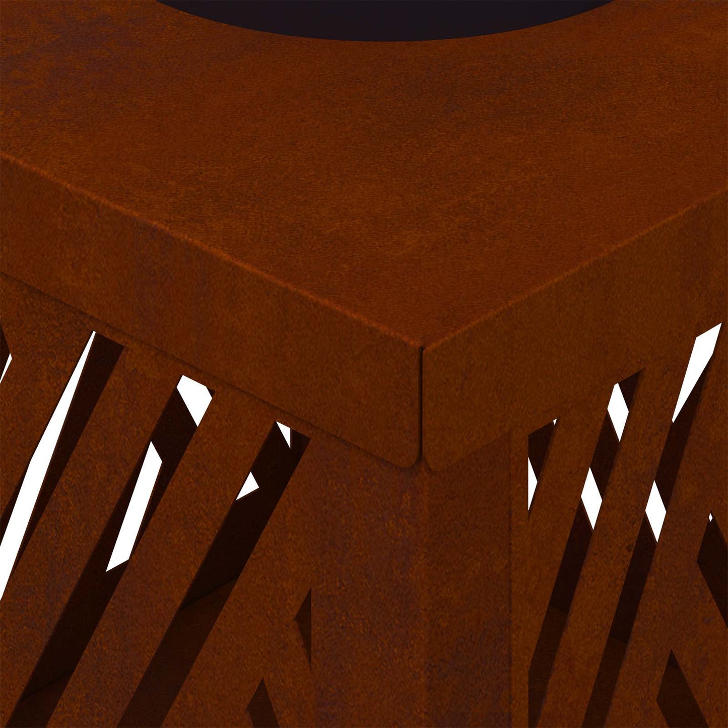 vidaXL Solar LED Pathway Light 2 pcs Bronze Weathering Steel
