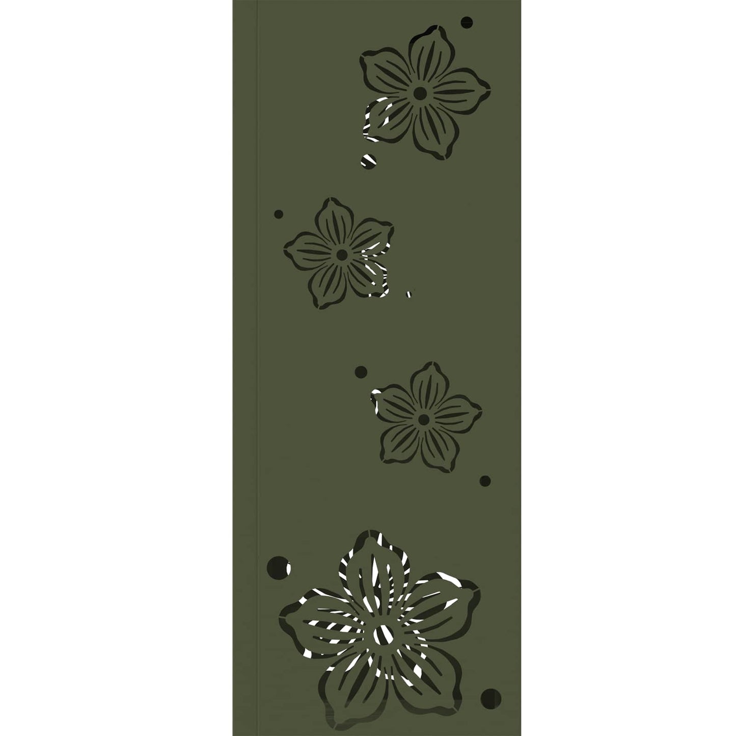vidaXL Solar LED Pathway Light 2 pcs Olive Green Cold Rolled Steel
