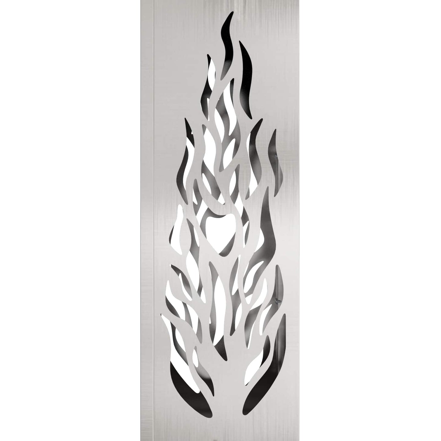 vidaXL Solar LED Pathway Light 2 pcs Silver Stainless Steel