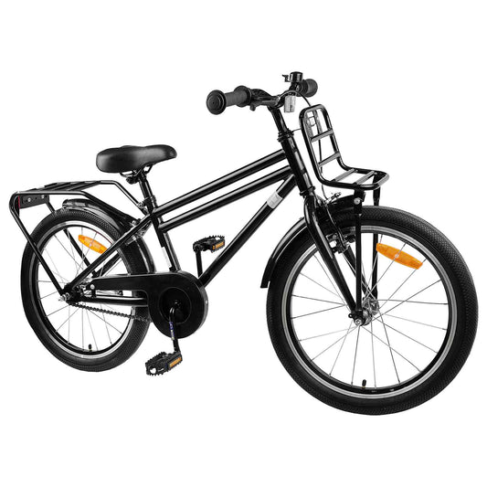 vidaXL Kids Bike 20 Inches for 6-11 Years Old Black
