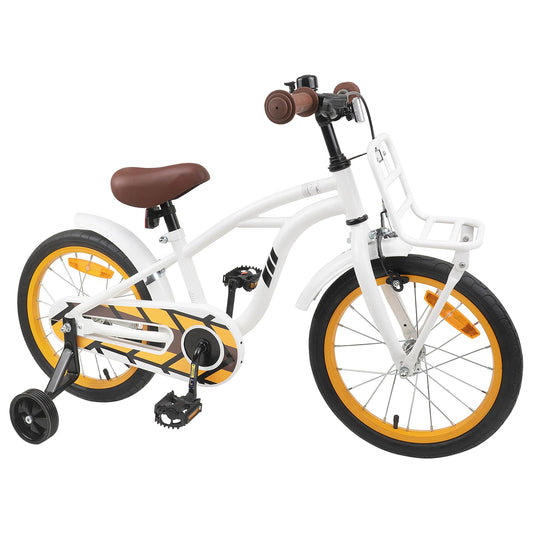 vidaXL Kids Bike 16 Inches for 4-6 Years Old White