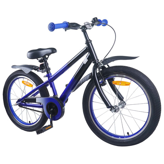 vidaXL Kids Bike 20 Inches for 6-11 Years Old Blue Black