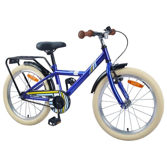 vidaXL Kids Bike 20 Inches for 6-11 Years Old Dark Blue
