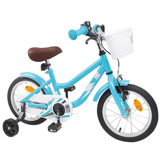 vidaXL Kids Bike 12 Inches for 2-4 Years Old Light Blue