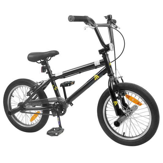 vidaXL BMX Bike 20 Inches for over 9 Years Old Black