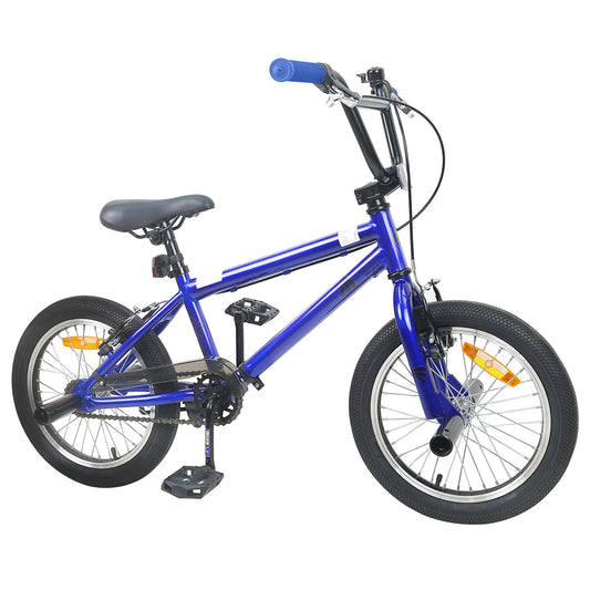 vidaXL BMX Bike 20 Inches for over 9 Years Old Dark Blue