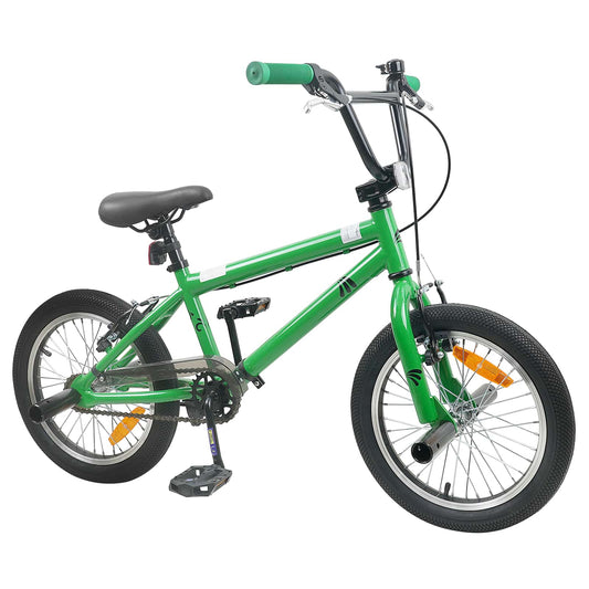 vidaXL BMX Bike 20 Inches for over 9 Years Old Green