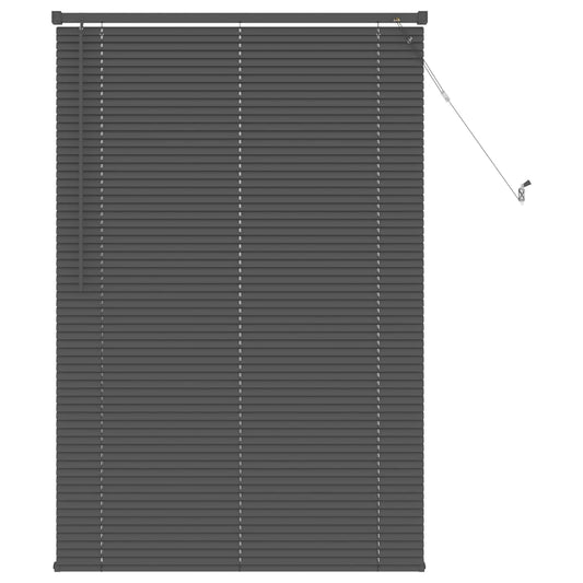 vidaXL Venetian Blind Silver Grey 150 x 70 cm 25 mm PVC