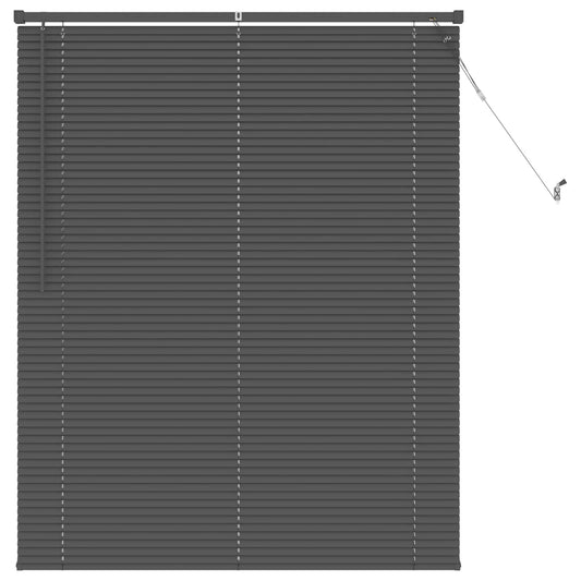 vidaXL Venetian Blind Silver Grey 150 x 110 cm 25 mm PVC