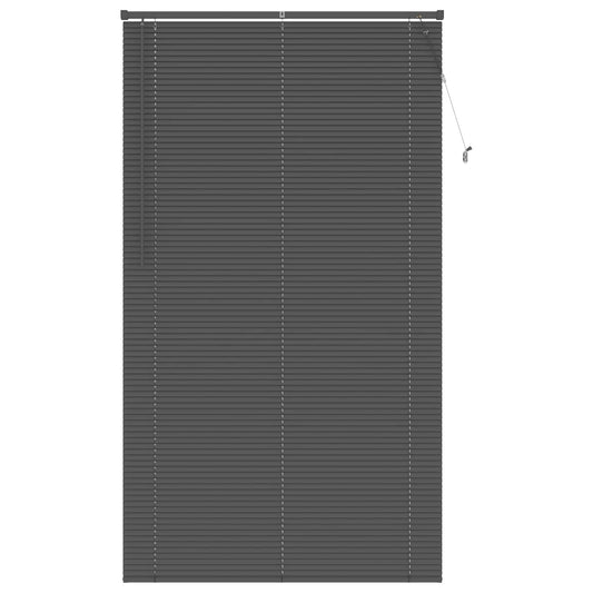 vidaXL Venetian Blind Silver Grey 213 x 120 cm 25 mm PVC