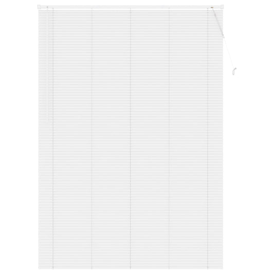 vidaXL Venetian Blind White 213 x 140 cm 25 mm PVC