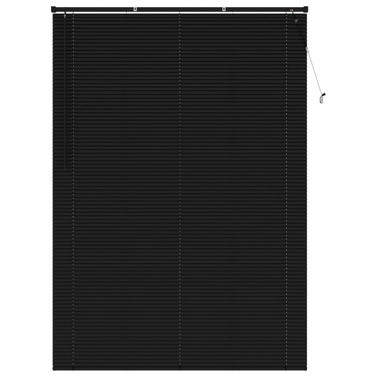 vidaXL Venetian Blind Black 213 x 160 cm 25 mm PVC