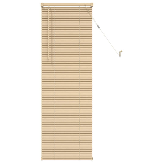vidaXL Venetian Blind Light Brown with Pattern 150 x 60 cm 25 mm PVC