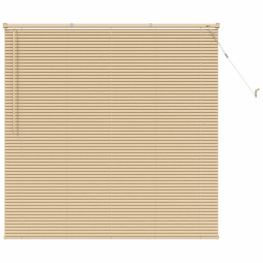 vidaXL Venetian Blind Light Brown with Pattern 150 x 150 cm 25 mm PVC
