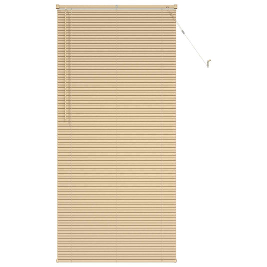 vidaXL Venetian Blind Light Brown with Pattern 213 x 70 cm 25 mm PVC