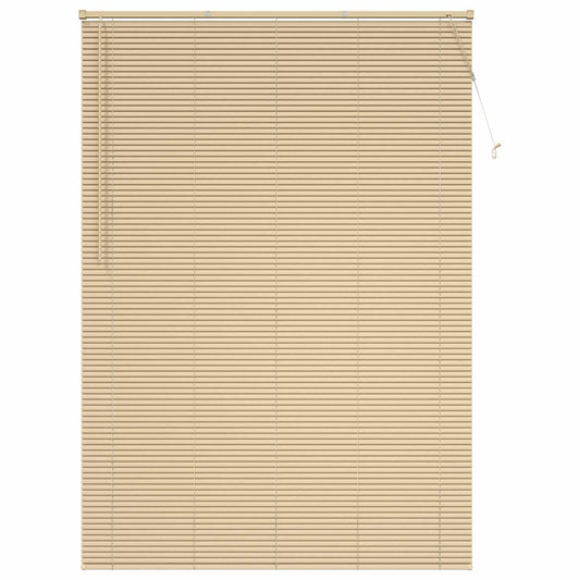vidaXL Venetian Blind Light Brown with Pattern 213 x 160 cm 25 mm PVC
