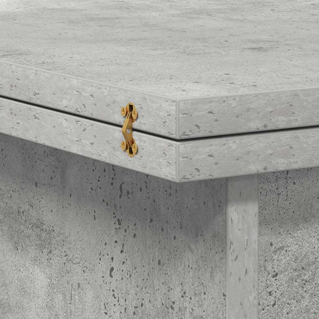 vidaXL Coffee Table Concrete Grey 55 x 54.5 x 45 cm Engineered wood