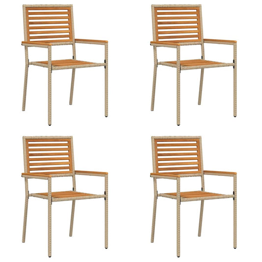 vidaXL Outdoor Chairs 4 pcs 54 x 56 x 90 cm
