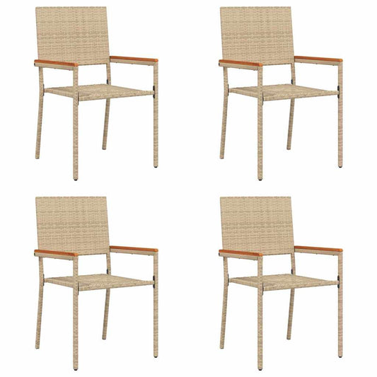 vidaXL Outdoor Chairs 4 pcs 54 x 56 x 90 cm
