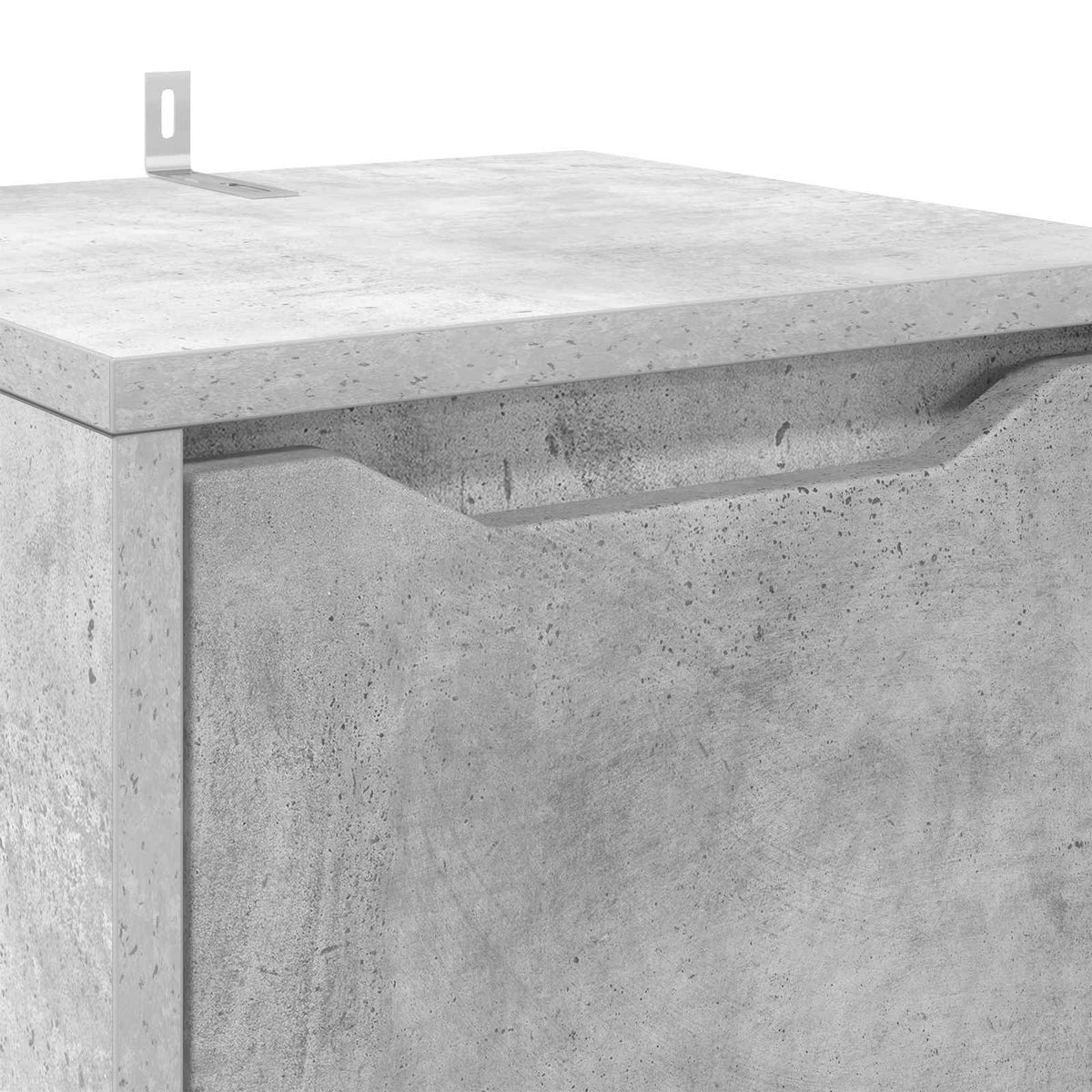 vidaXL Bathroom Cabinet Concrete Grey 30.5 x 30 x 101 cm