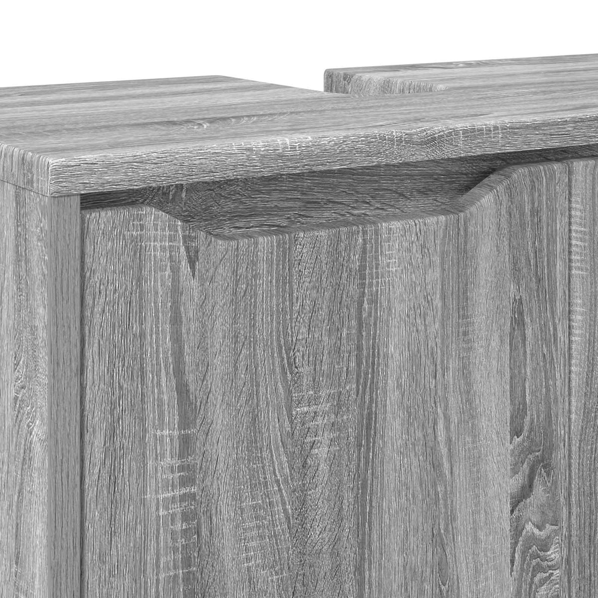 vidaXL Bathroom Basin Cabinet Grey Sonoma 60 x 30 x 60 cm